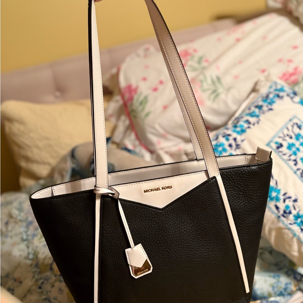 Michael Kors Black Saffiano Leather Tote